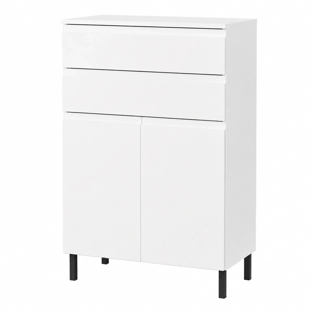Germania Kommode 8245-84, Weiß, mit Soft-Close-Schubladen, 60x97x34 cm
