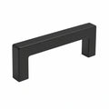 Schwarze Möbelgriffe 128mm, Set aus 2 Küchengriffe mit Schrauben, Edelstahl
