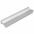 6er Set Möbelschrankgriffe 64mm, Aluminium, Silber