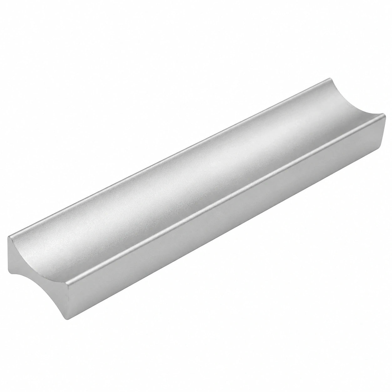 6er Set Möbelschrankgriffe 64mm, Aluminium, Silber