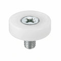 Möbel-Schubladenrollen aus POM Kunststoff, 8-teilig, 19mm