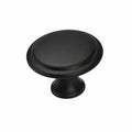 Hochwertige Schwarze Schrankknöpfe aus Metall, 12er Set, Ø 30 mm für Küchen- und Möbeltüren