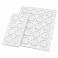 24 Stück Selbstklebende Gummipuffer, 20MM Transparente Schutzpads für Möbel und Schubladen