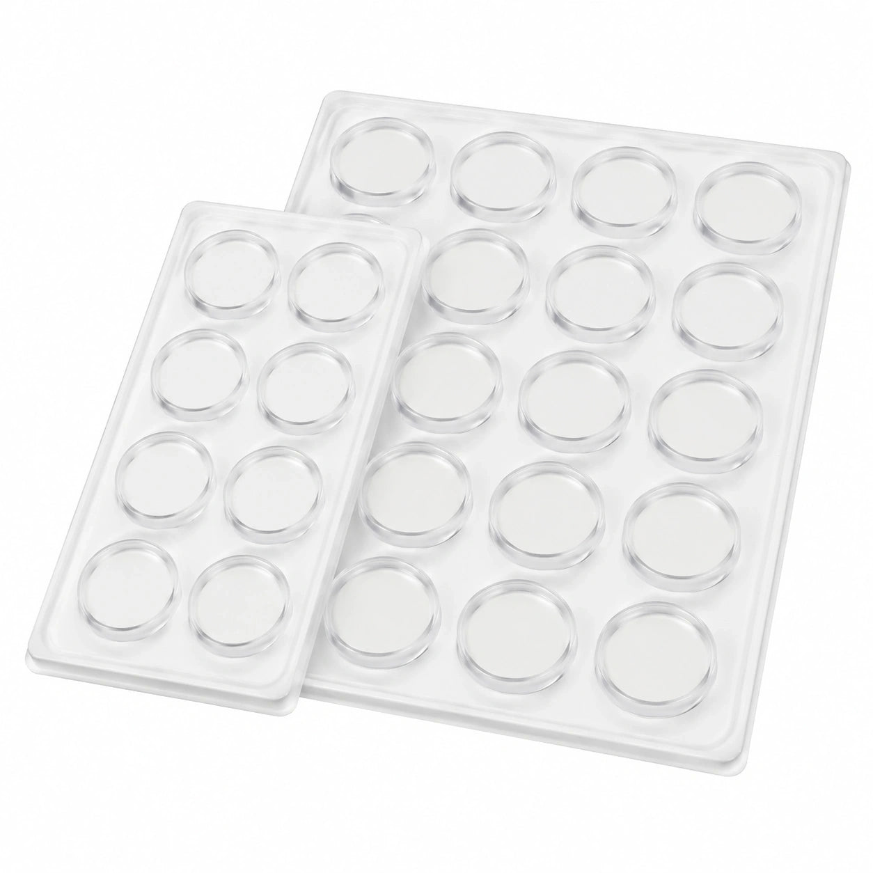 24 Stück Selbstklebende Gummipuffer, 20MM Transparente Schutzpads für Möbel und Schubladen
