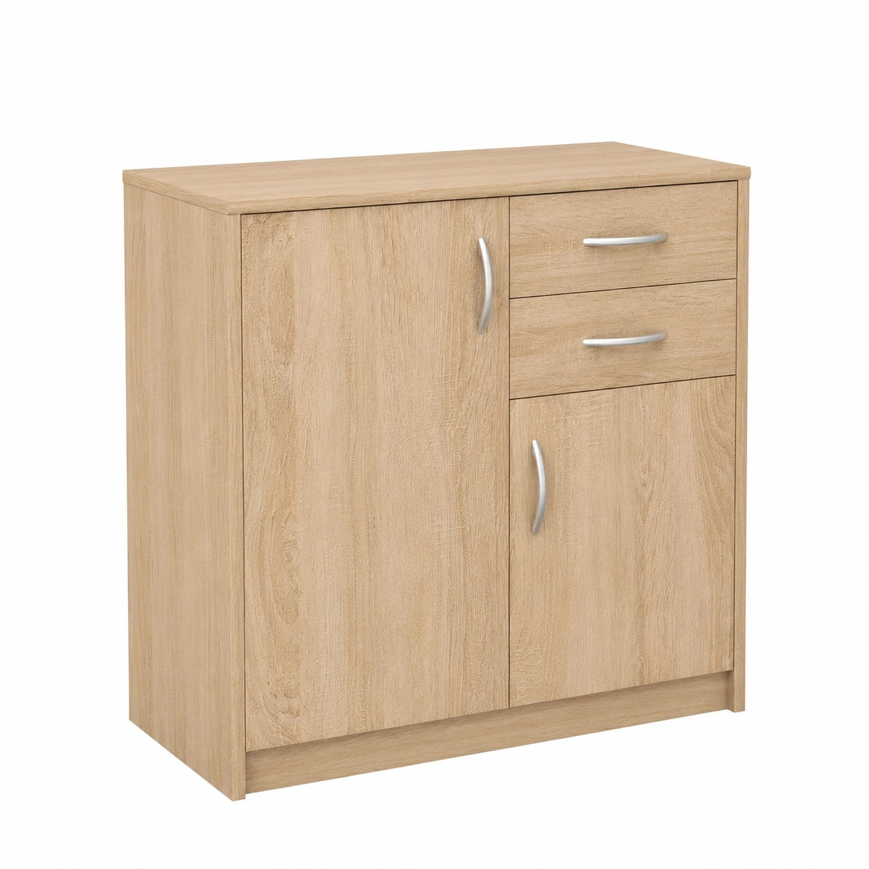 Meblando Multifunktionsschrank mit Schubladen, Eiche, 74 x 35 x 85 cm