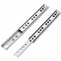 Metallschubladenschienen 246mm - 17mm Nut, Teilauszug Kugellager für Möbel
