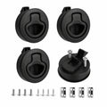 Mizikuu 4er Set Möbelschlösser Push-Pull, Verriegelung für Schränke, Boote, Wohnwagen, Schubladen und Möbel