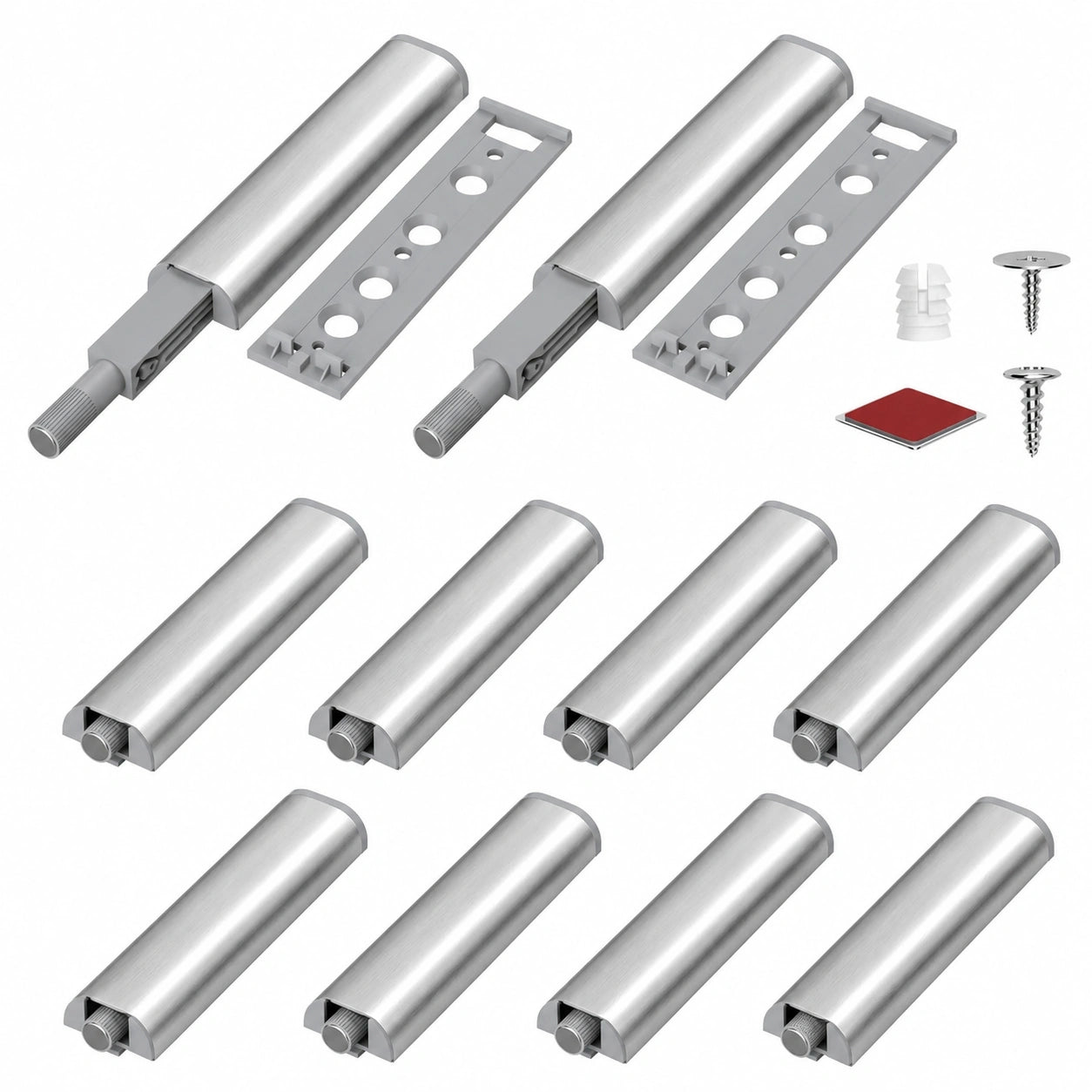 Jiayi 8er Set Magnetische Push-to-Open Türöffner für Schranktüren und Schubladen