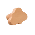 6er Set Wolken-Design Holzknöpfe für Schrank und Schubladen