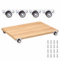 Ymapinc 4er Set 25mm TPR Gummi Möbelrollen - Mini Laufrollen für Tische, Schubladen und DIY-Projekte