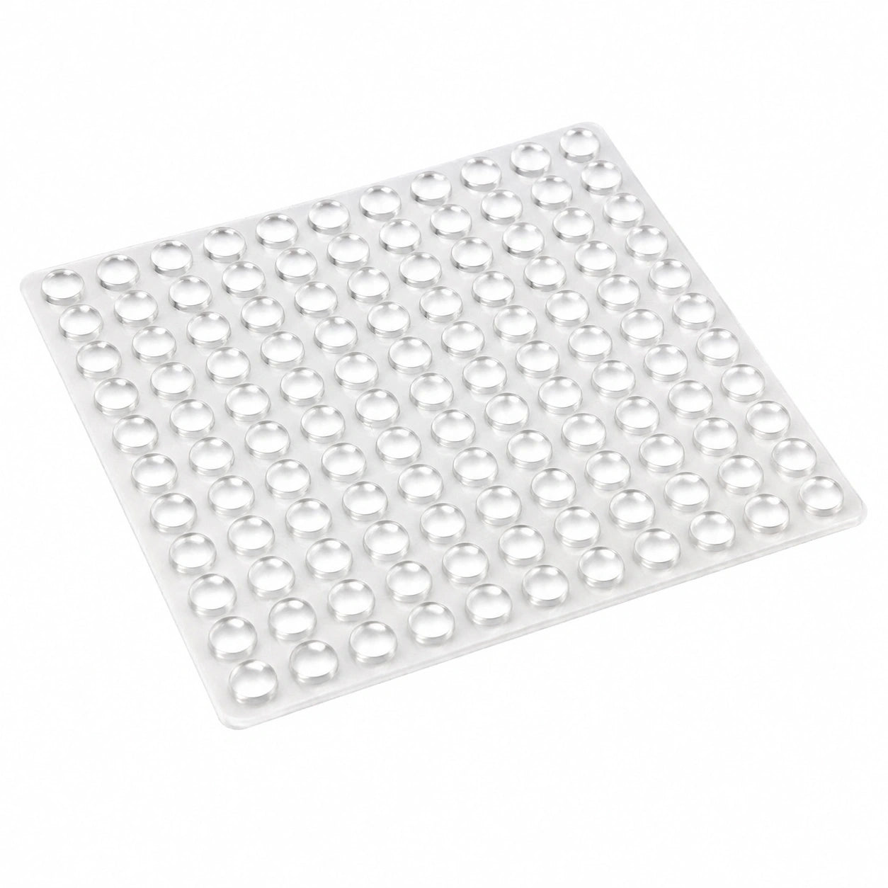 Selbstklebende Schutz-Gummipuffer, 100 Stück, Transparent, 8mm, Schalldämmung und Rutschfestigkeit für Möbel und Türen