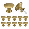 TsunNee Vintage Schrankknöpfe, Antik Messing, Shabby Chic, 30 mm, Set aus 12