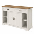 JASMIN Sideboard im Landhausstil, Pinie Hell und Artisan Eiche, mit Schubladen und viel Stauraum, 171 x 102 x 48 cm